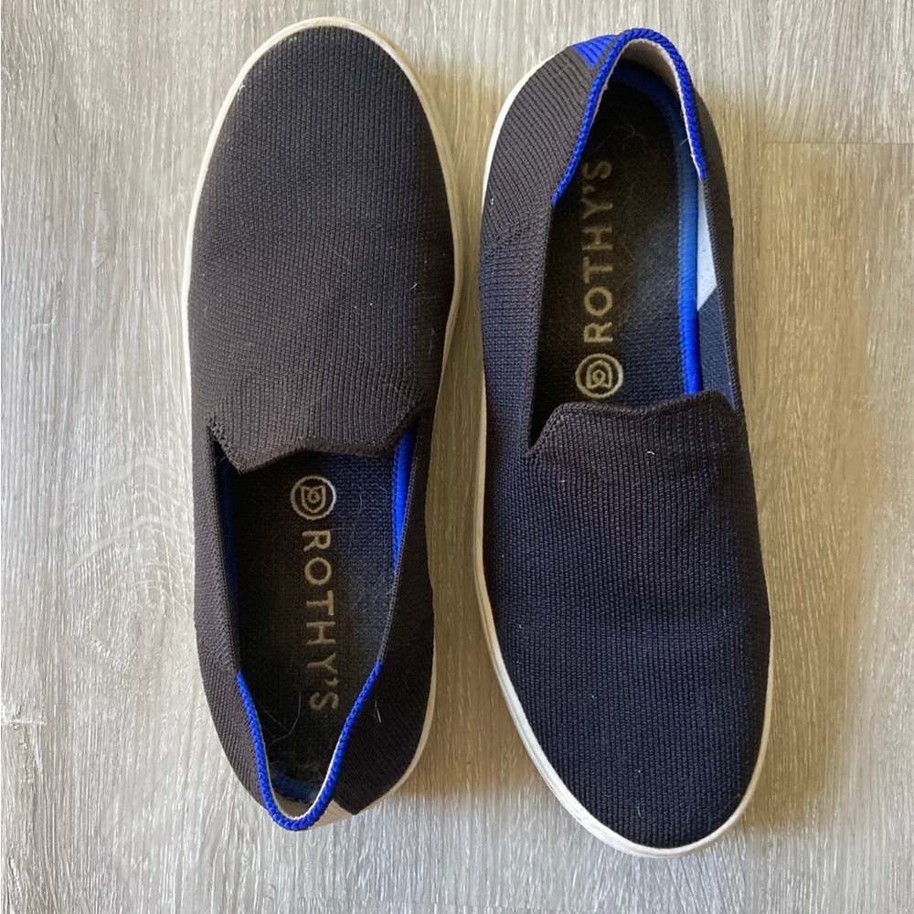 Rothy's Black Slip-On Shoes sz 7